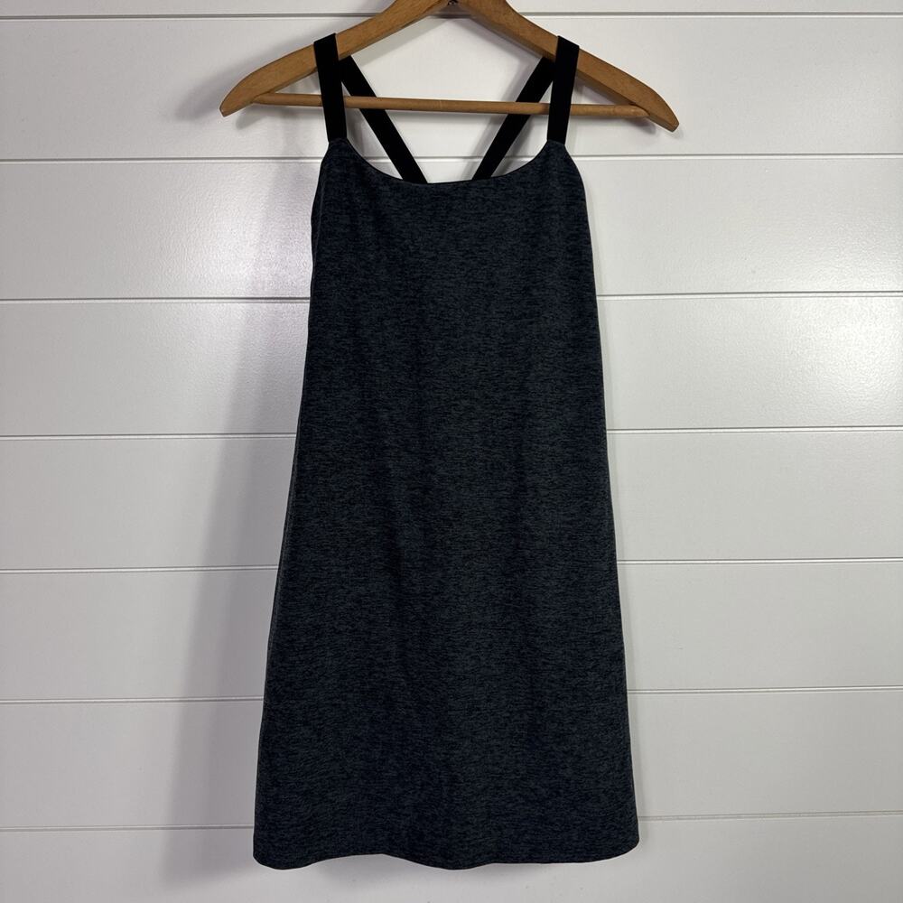 Beyond Yoga Move It Dress Sleeveless Gray Spacedye sz XS